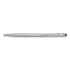 Zebra Pen Ballpoint/Stylus Pen, Twist, Silver 33161